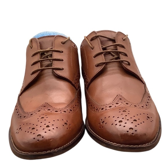 Florsheim Classic Brown Leather Brogues - Picture 5 of 8